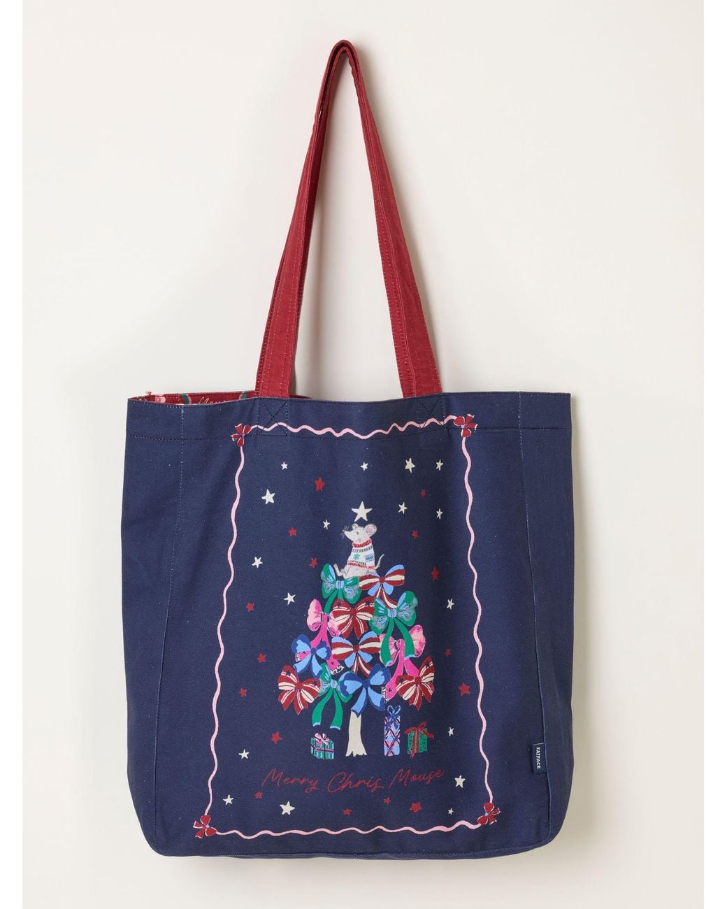 FatFace Blue Fatface Shelter Reversible Tote Bag