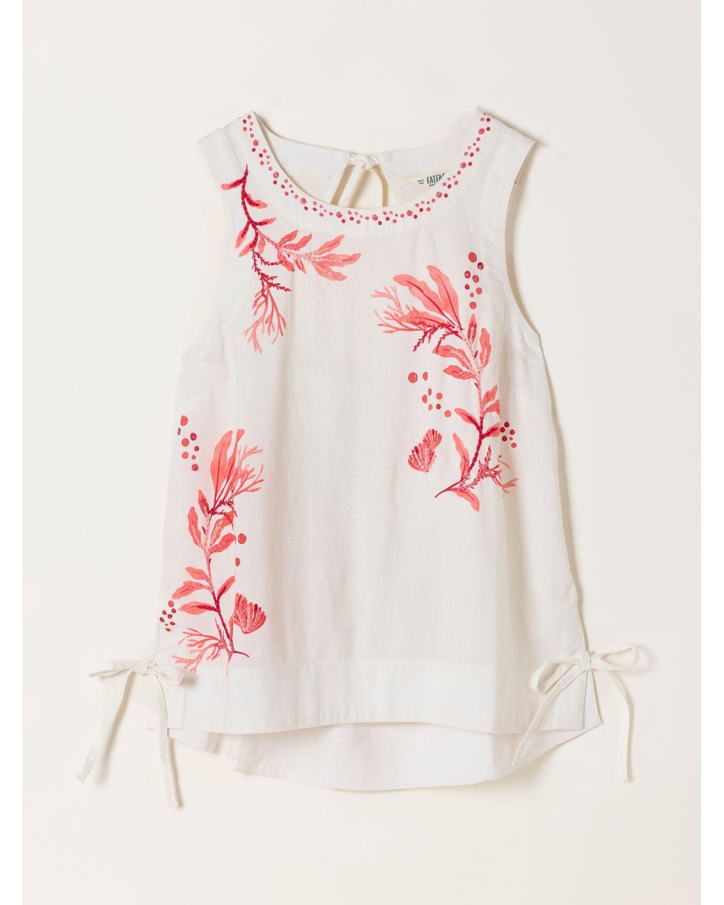FatFace Brown Darcy Petite Mcs Cami Top