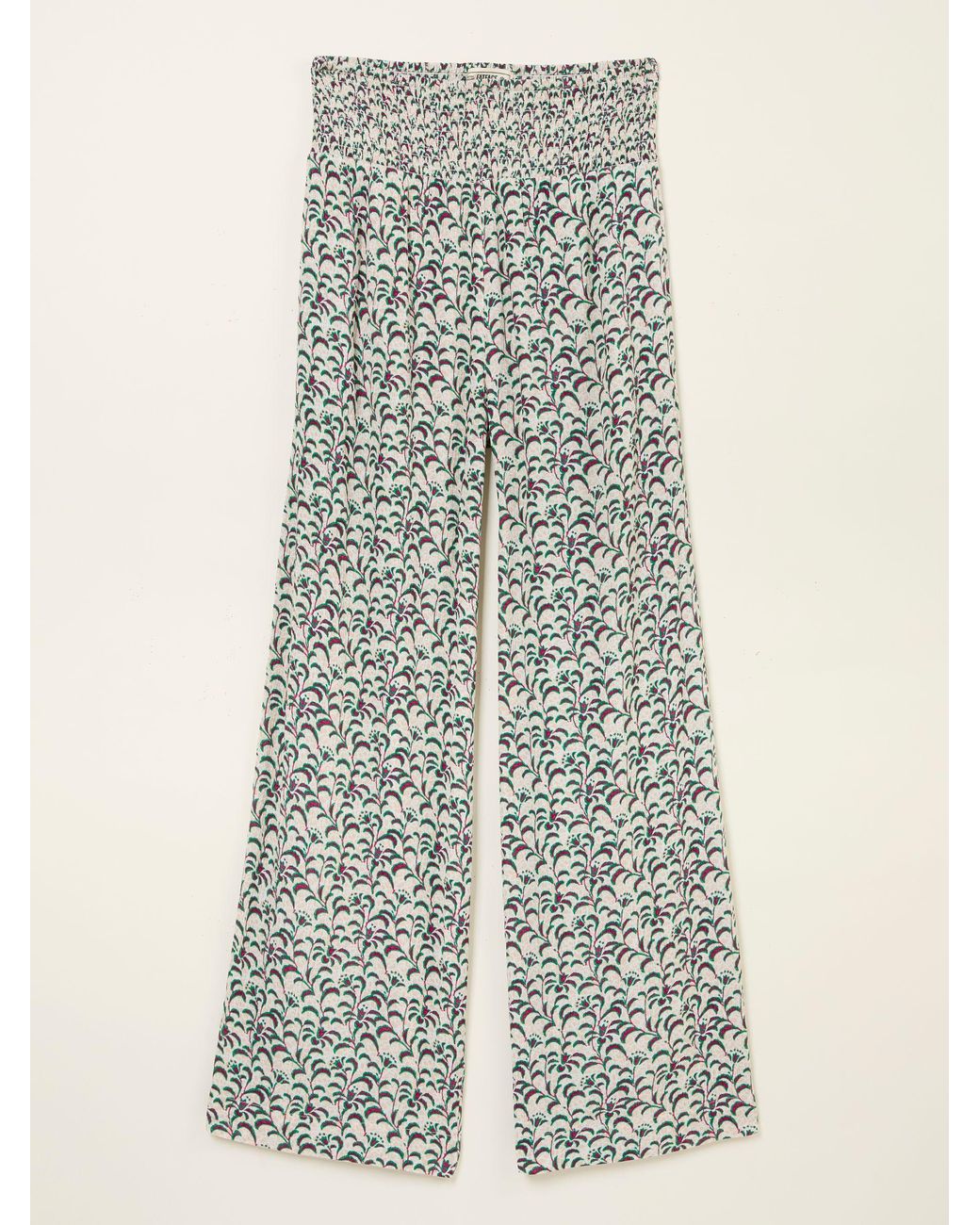FatFace Multicolor Shirred Palazzo Trousers