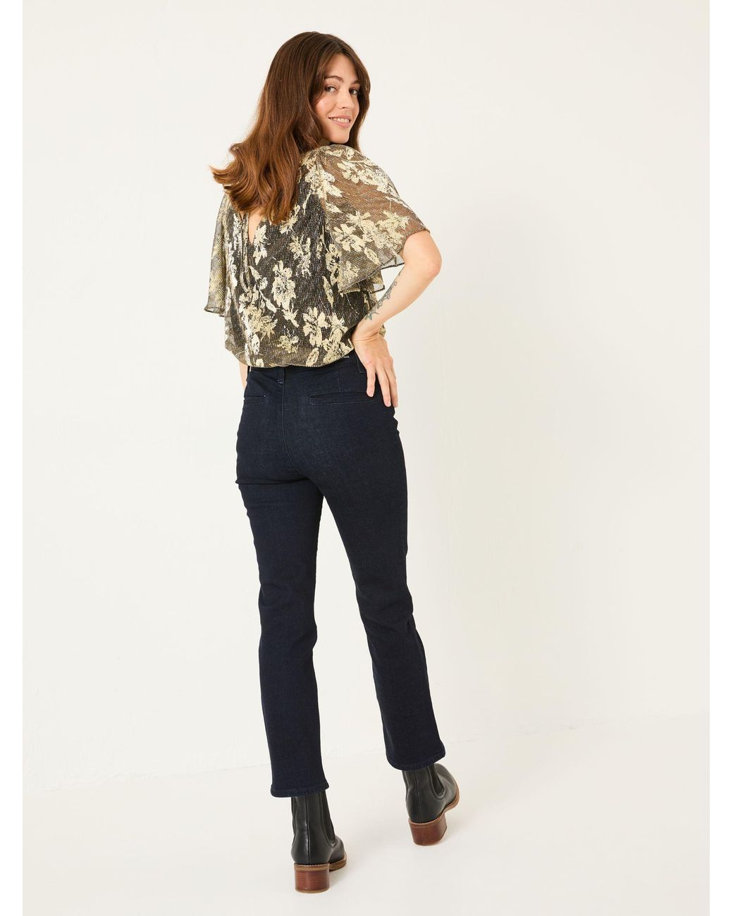 FatFace Blue Ivy Kick Flare Jeans