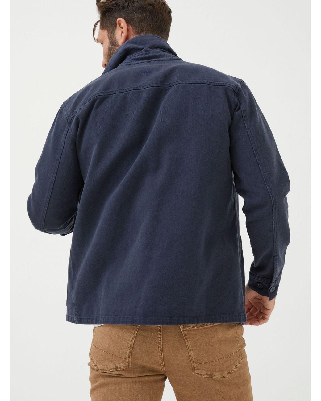 FatFace Blue Worker Jacket for men