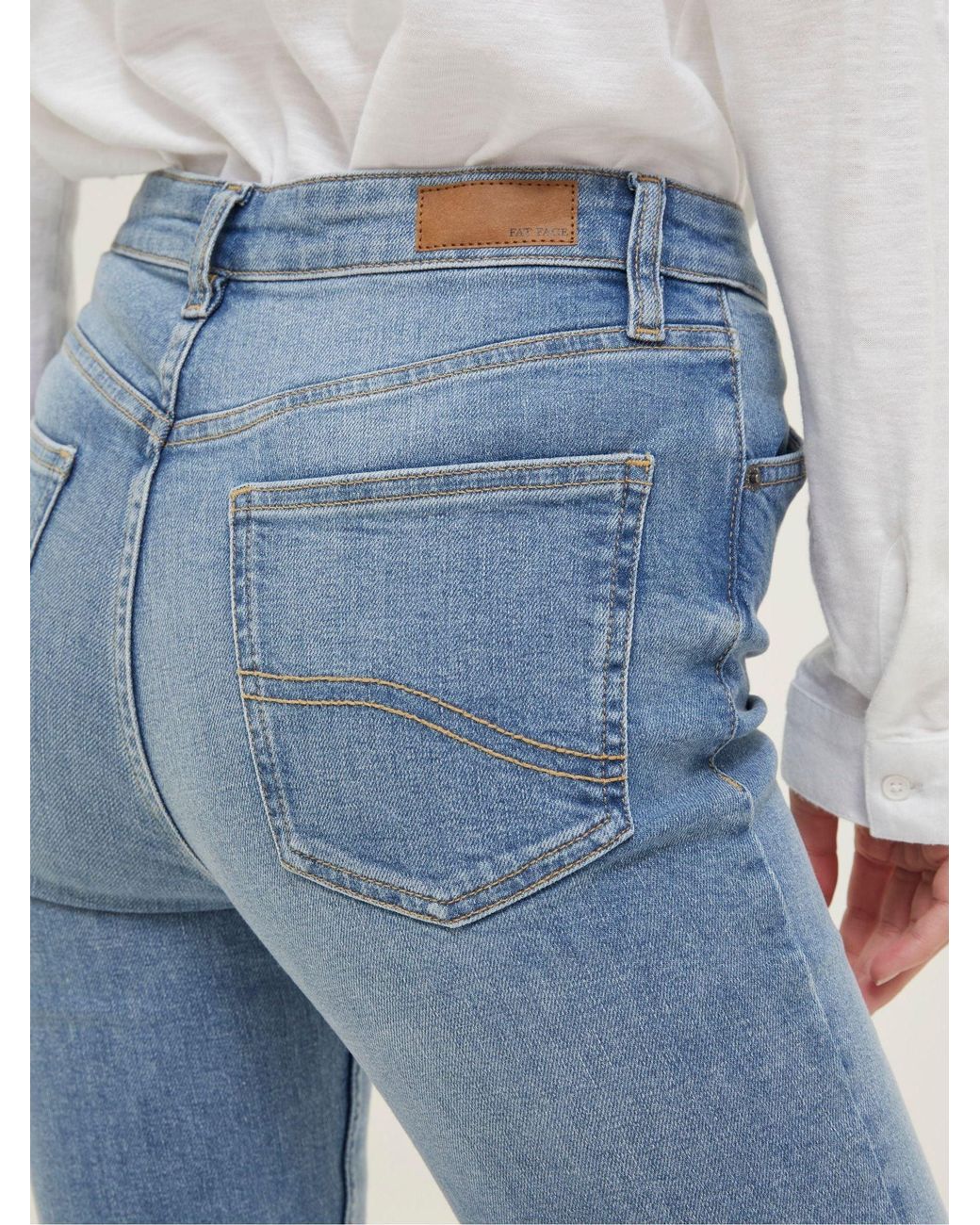 FatFace Blue Sway Capri Jeans
