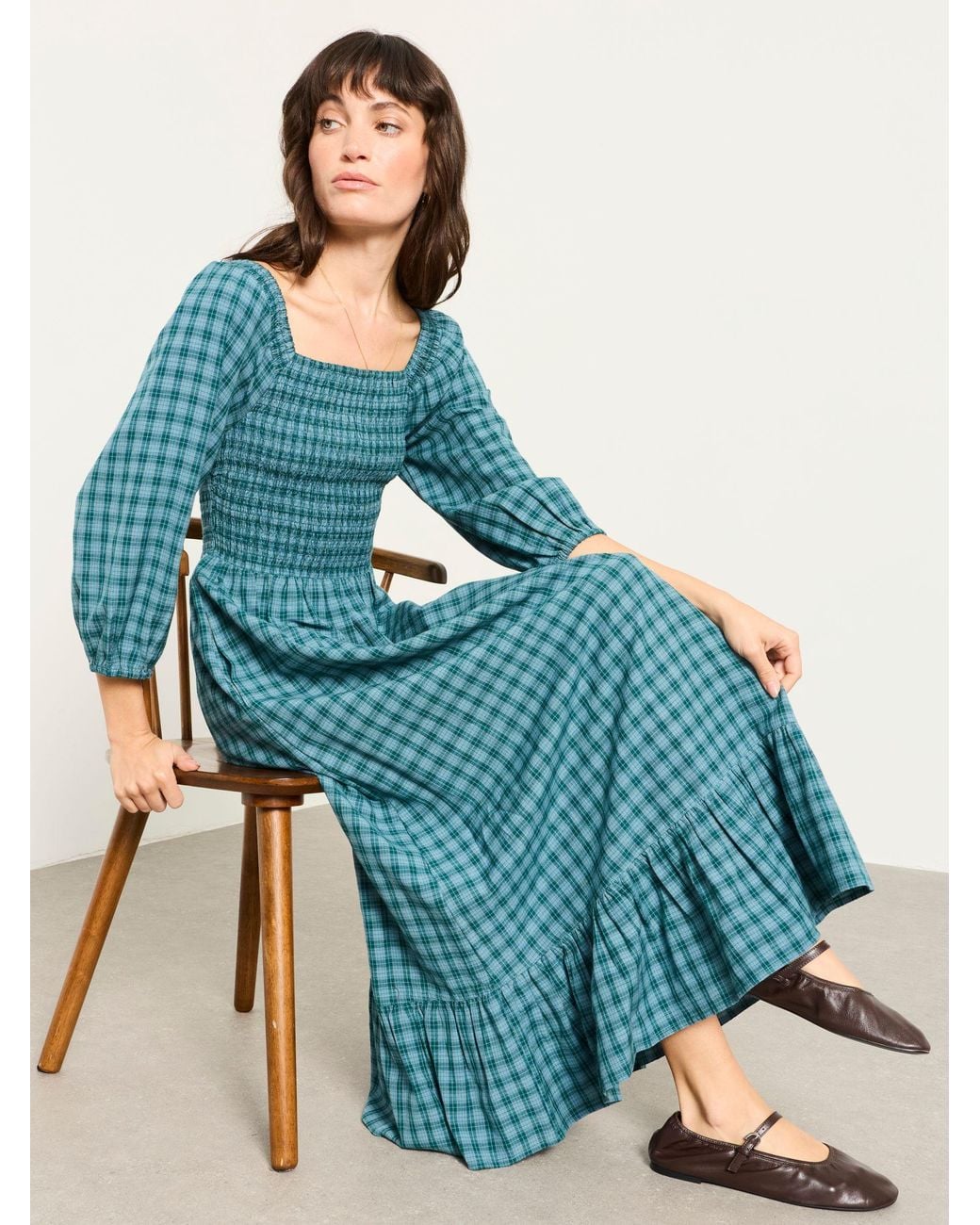 FatFace Blue Fatface Adele Midi Dress