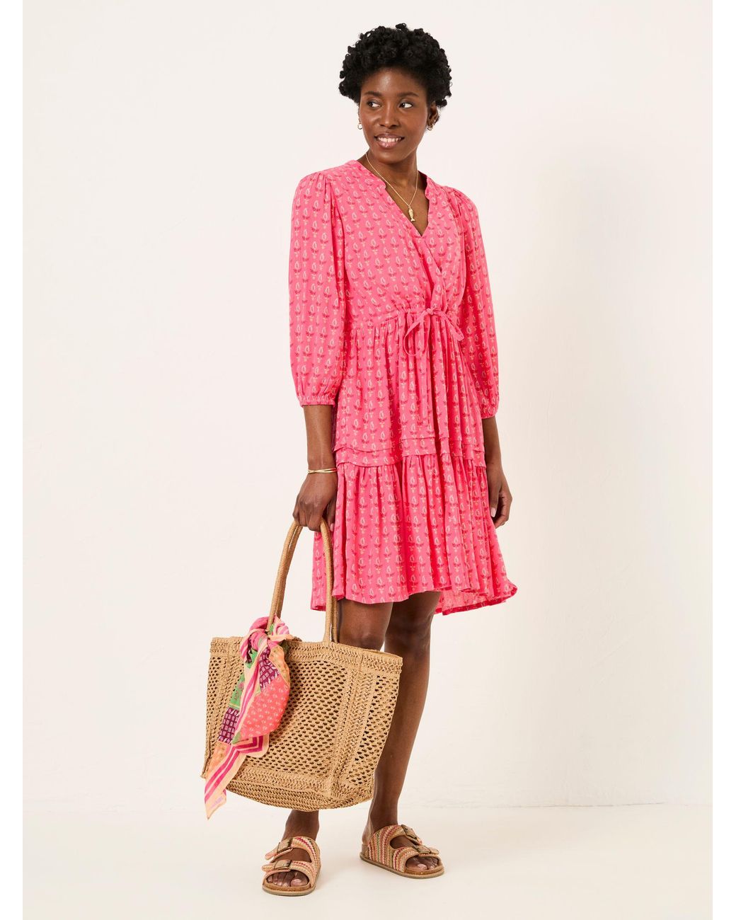 FatFace Red Nancy Dress