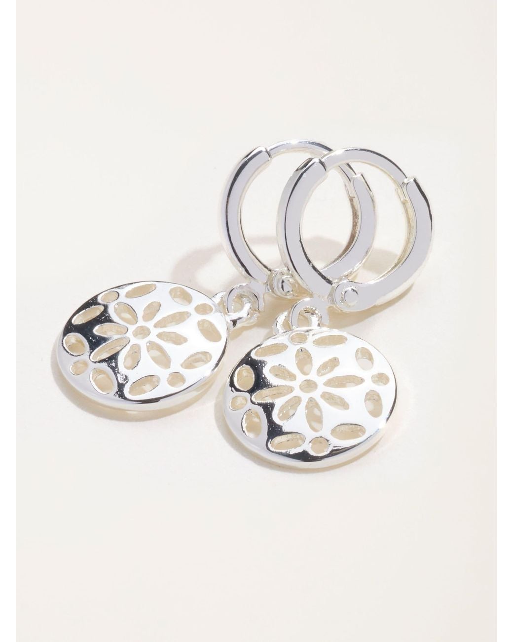 FatFace Natural Fatface Tone Cut Out Earrings