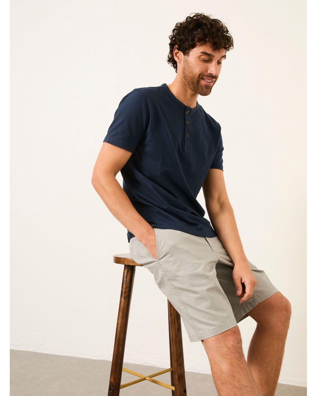 FatFace Gray Mawes Chino Shorts for men