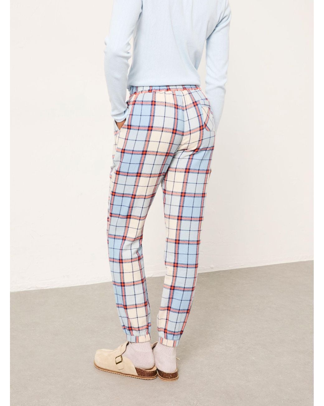FatFace White Cora Pyjama Bottom