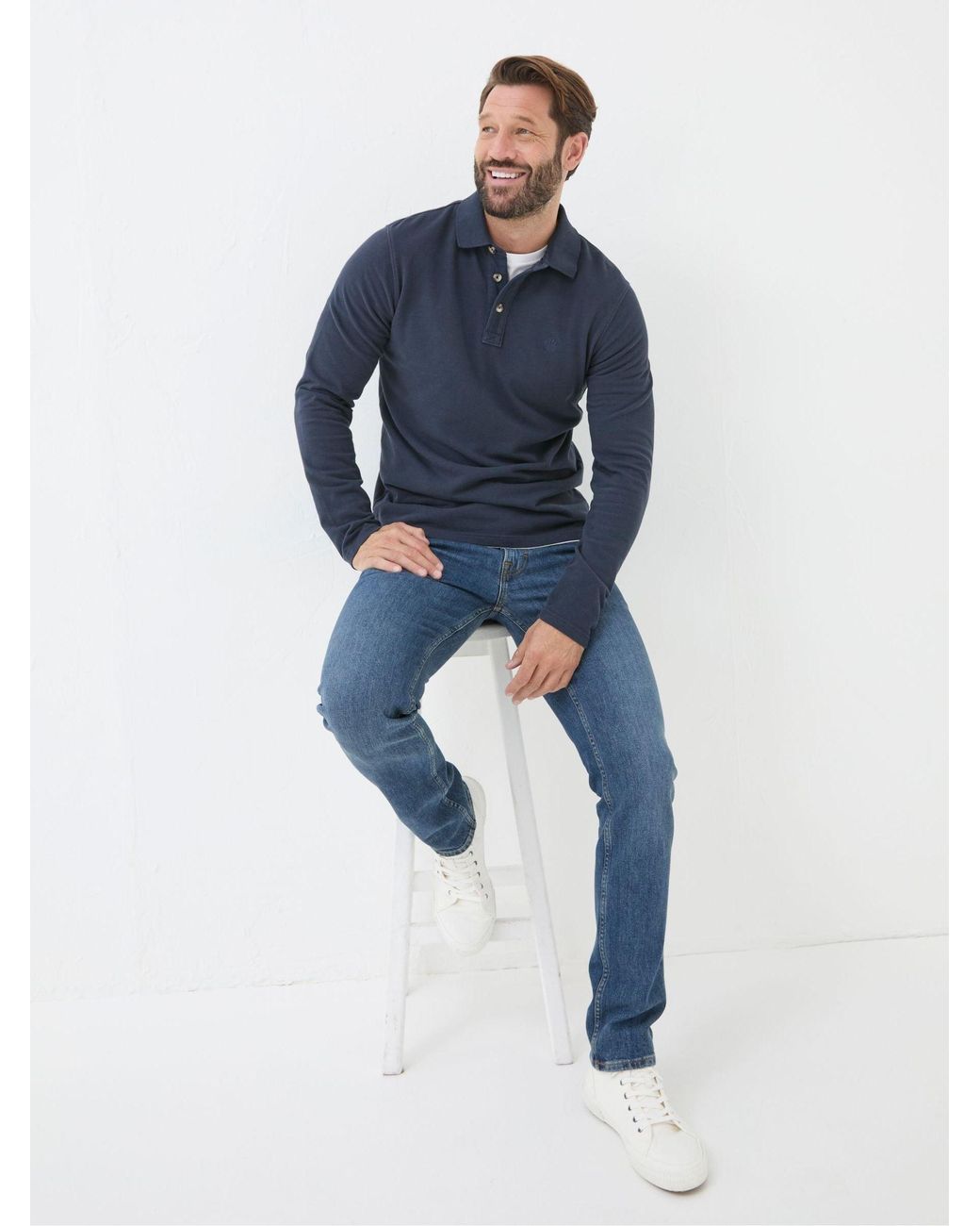 FatFace Blue Slim Fit Jeans for men