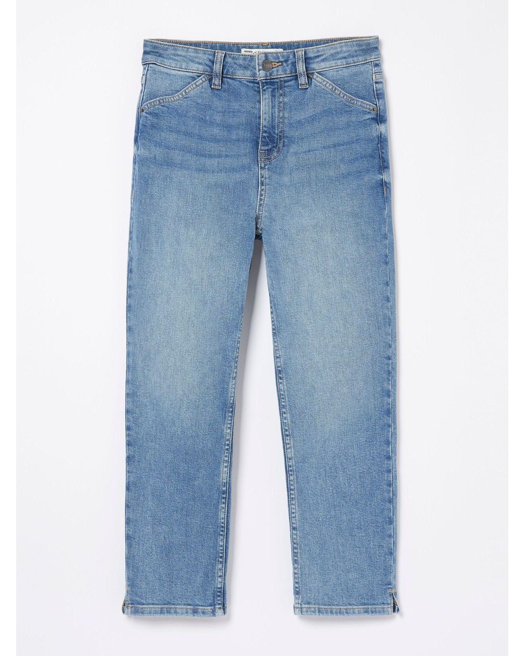 FatFace Blue Sway Capri Jeans