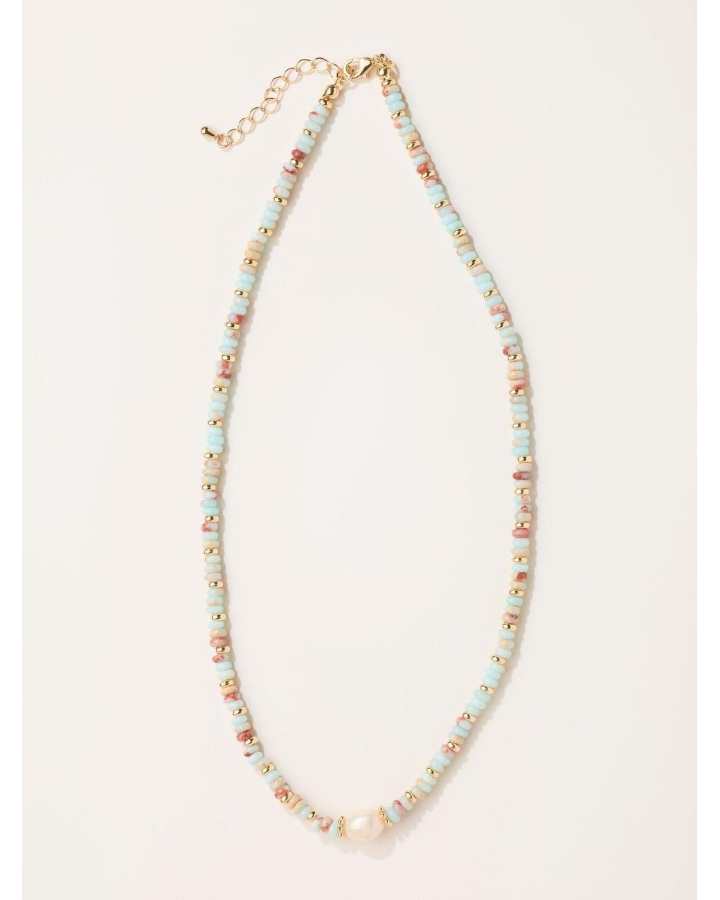 FatFace Natural Multi Stone Necklace