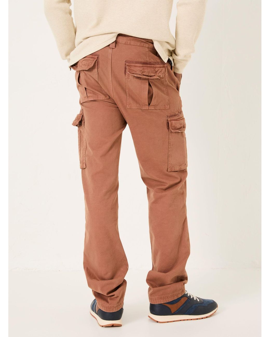 FatFace Natural Breakyard Cargo Trousers for men