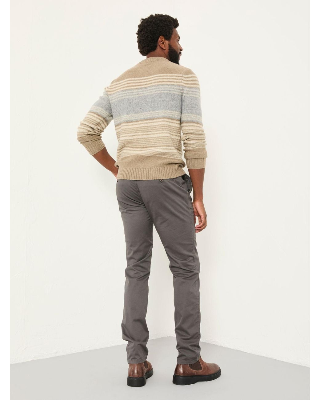 FatFace Natural Heyshott Slim Chinos for men