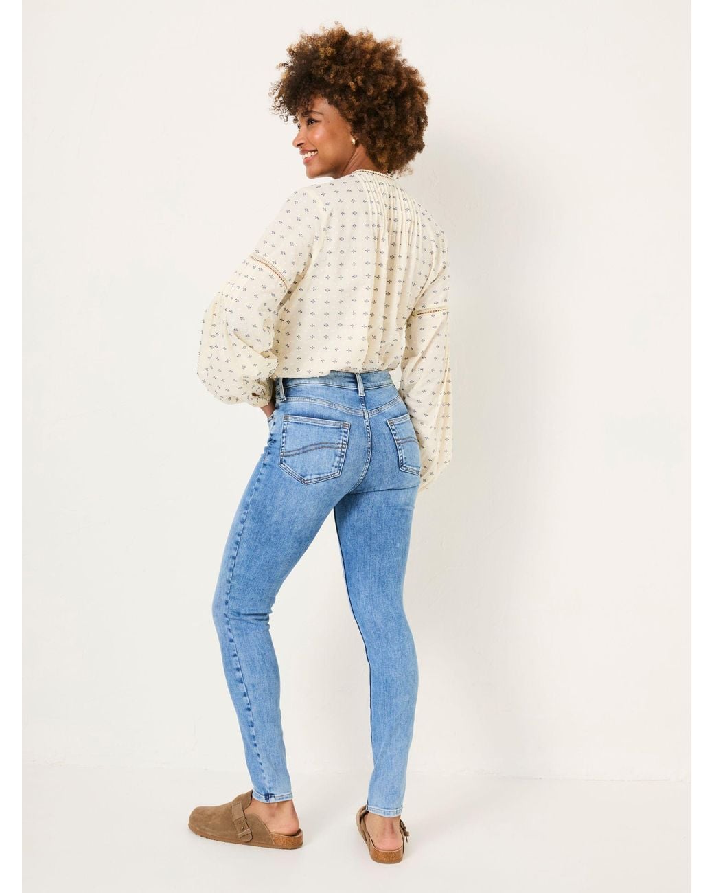FatFace Blue Harlow Highwaist Skinny Jeans