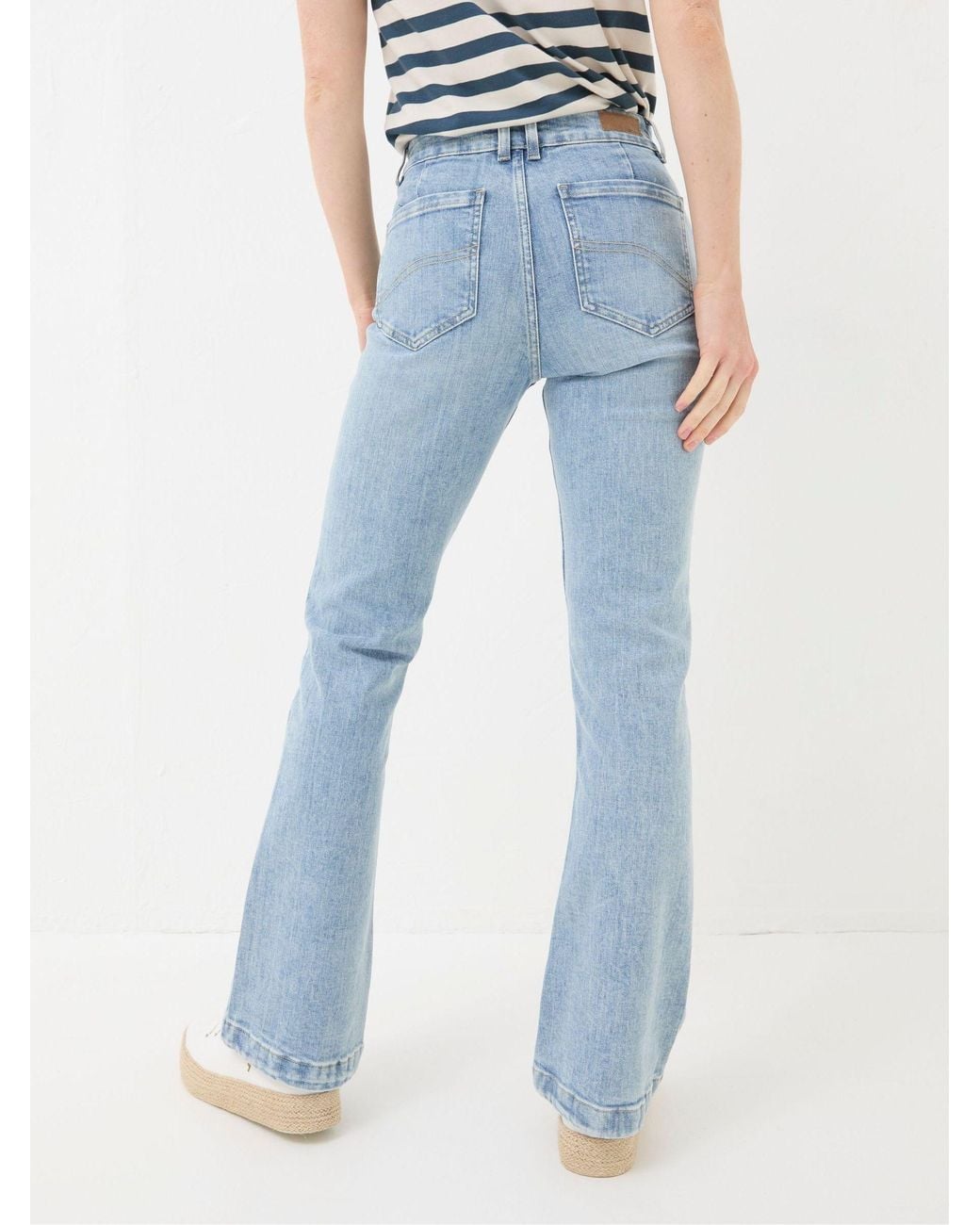 FatFace Blue Fly Flare Jeans