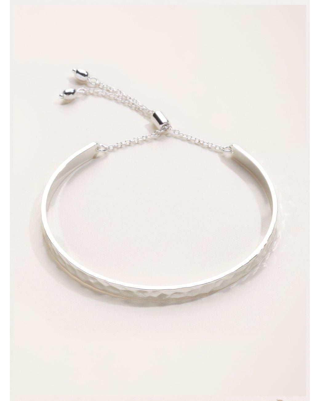 FatFace Blue Hammered Bangle