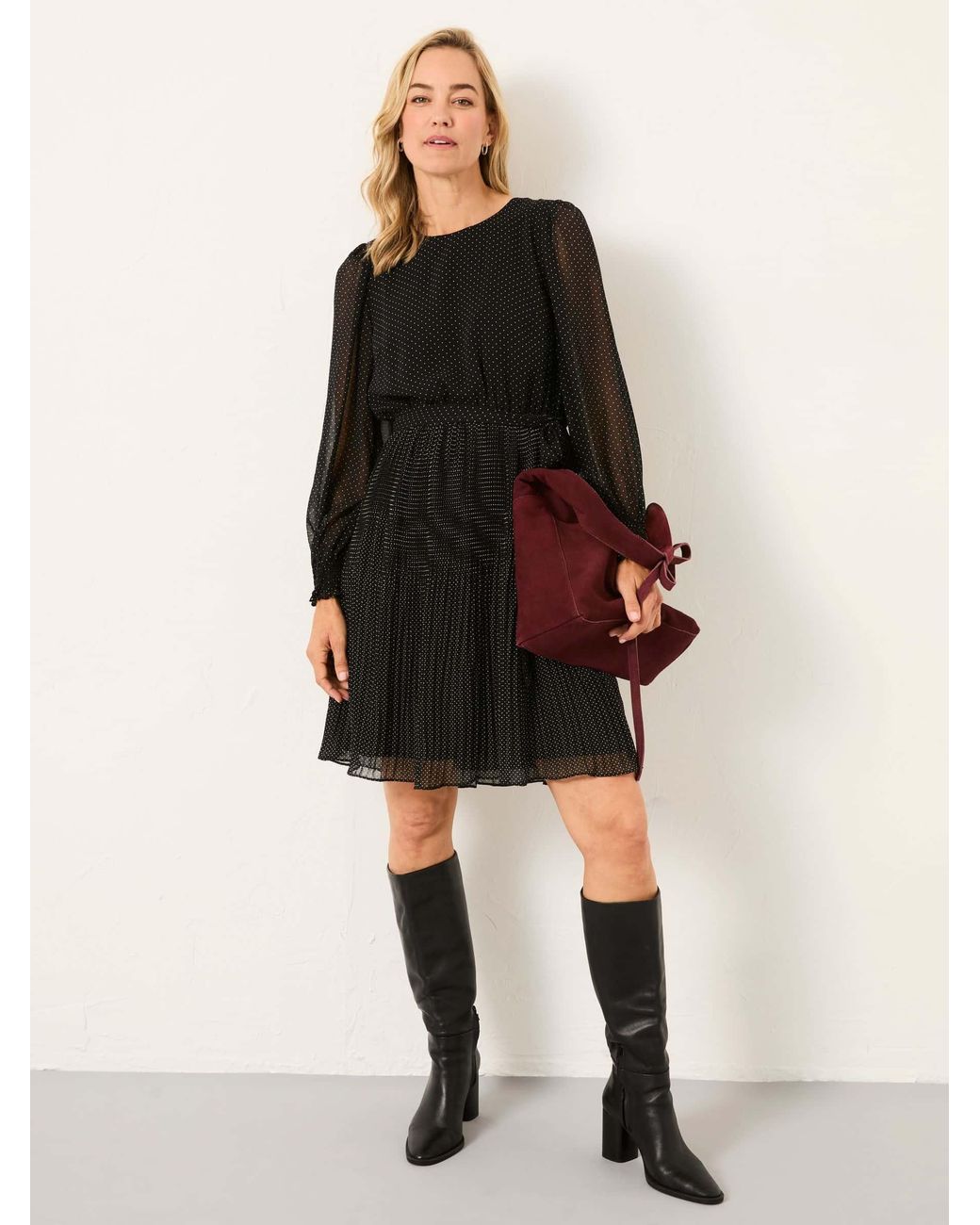 FatFace Black Fatface Darcy Mini Dress