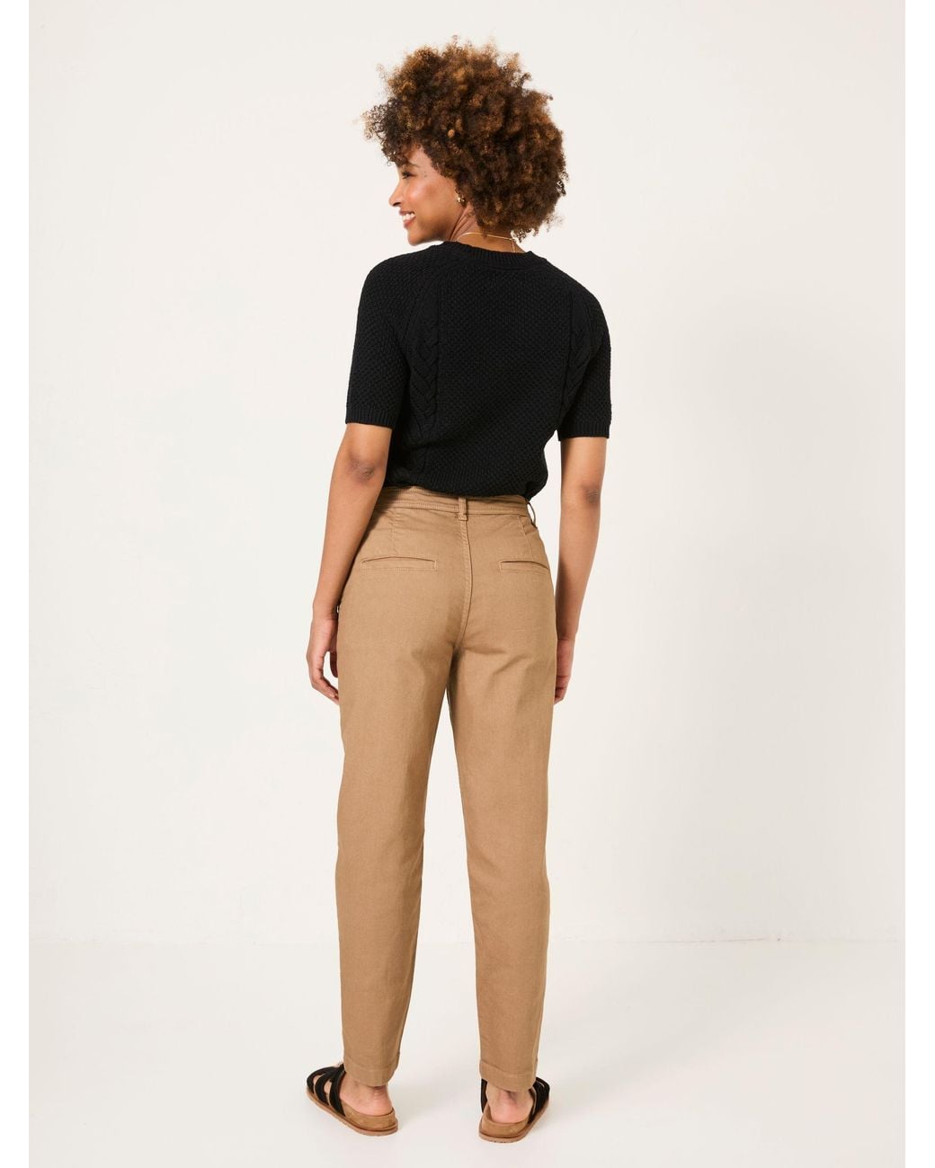 FatFace Natural Fatface Aspen Stone Chino Trousers