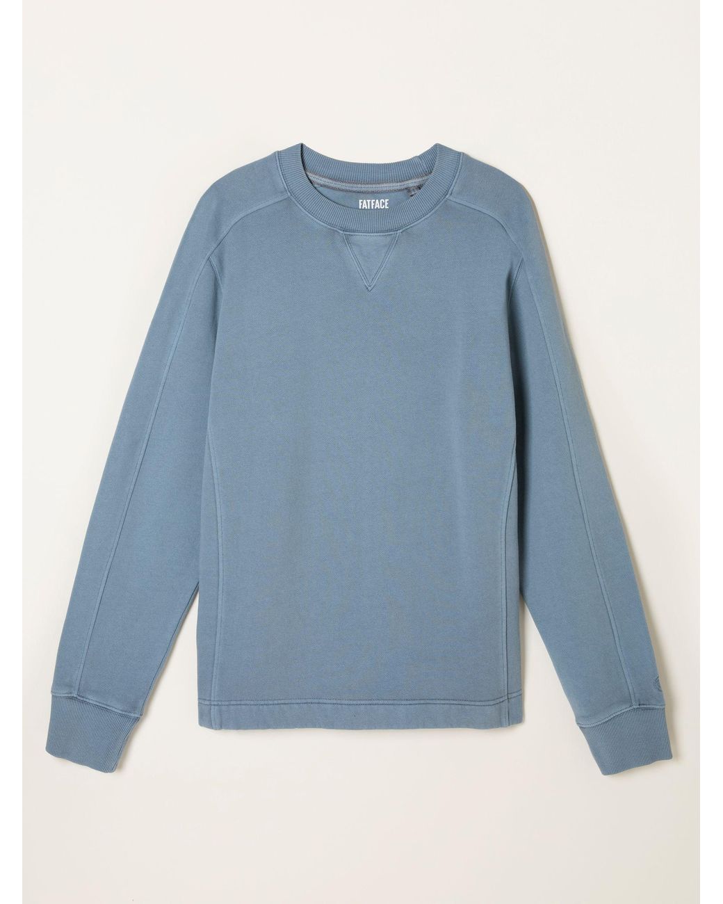 FatFace Blue Brooke Crew Sweat for men