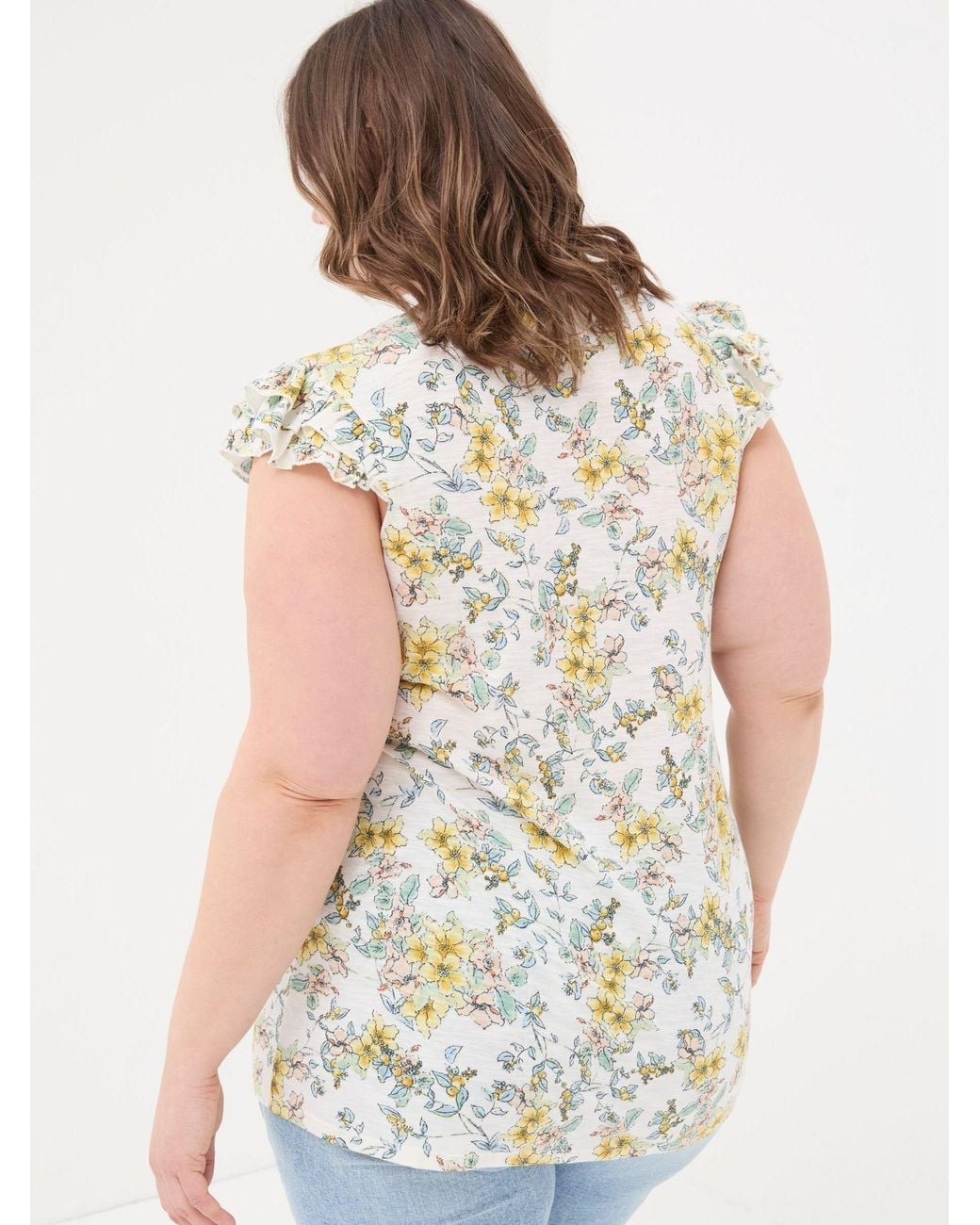 FatFace White Katy Citrus Tunic