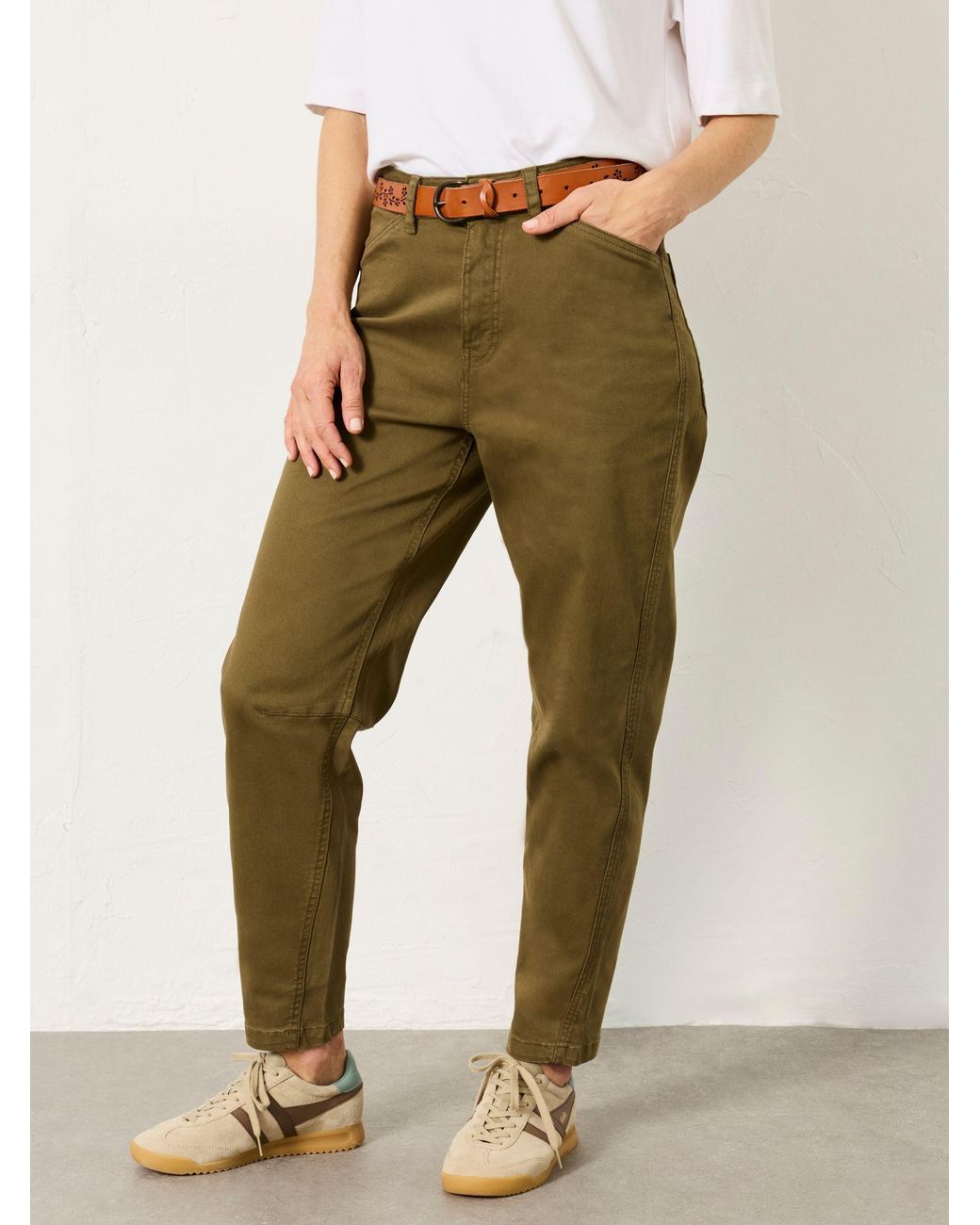 FatFace Natural Bella Tapered Chino Trouser
