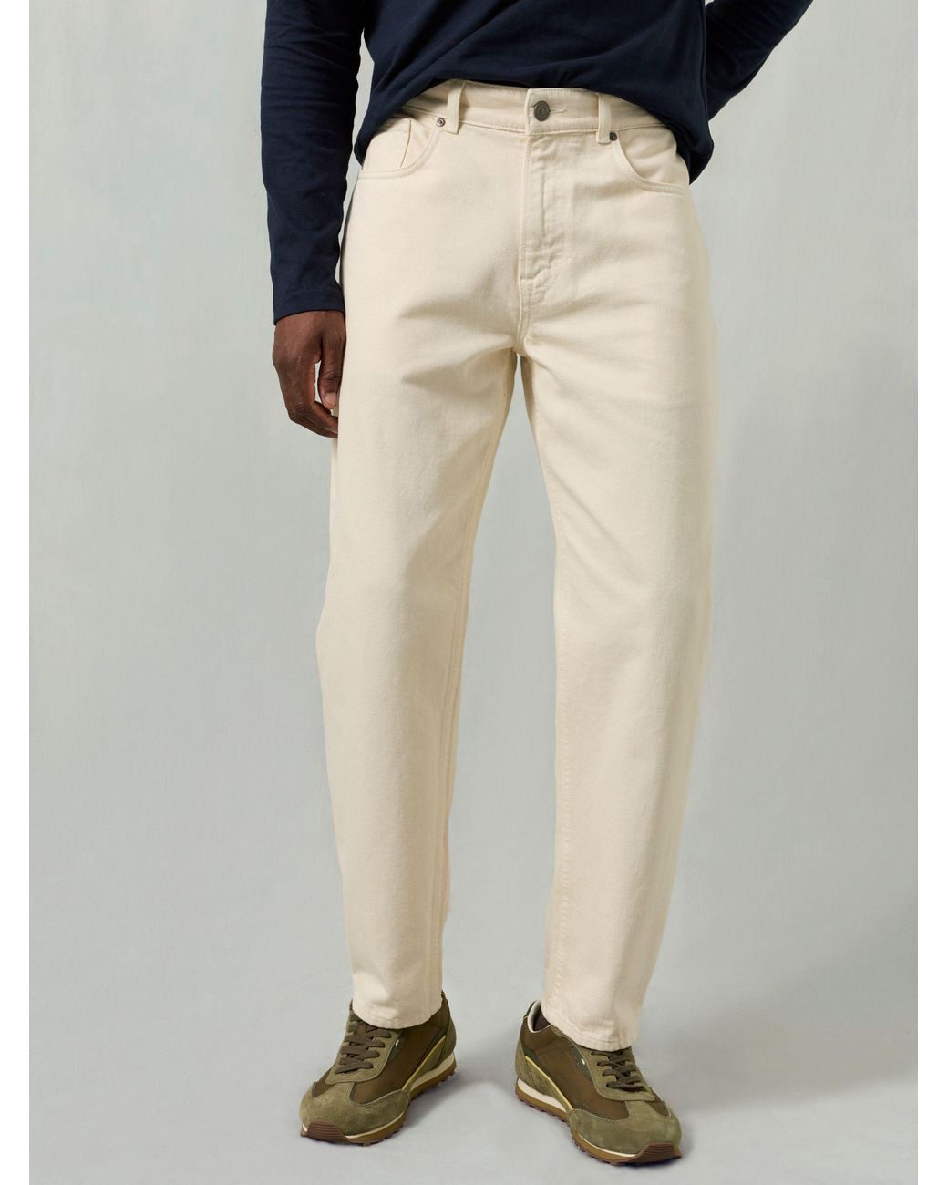 FatFace Natural Fatface Tapered Fit Jeans for men