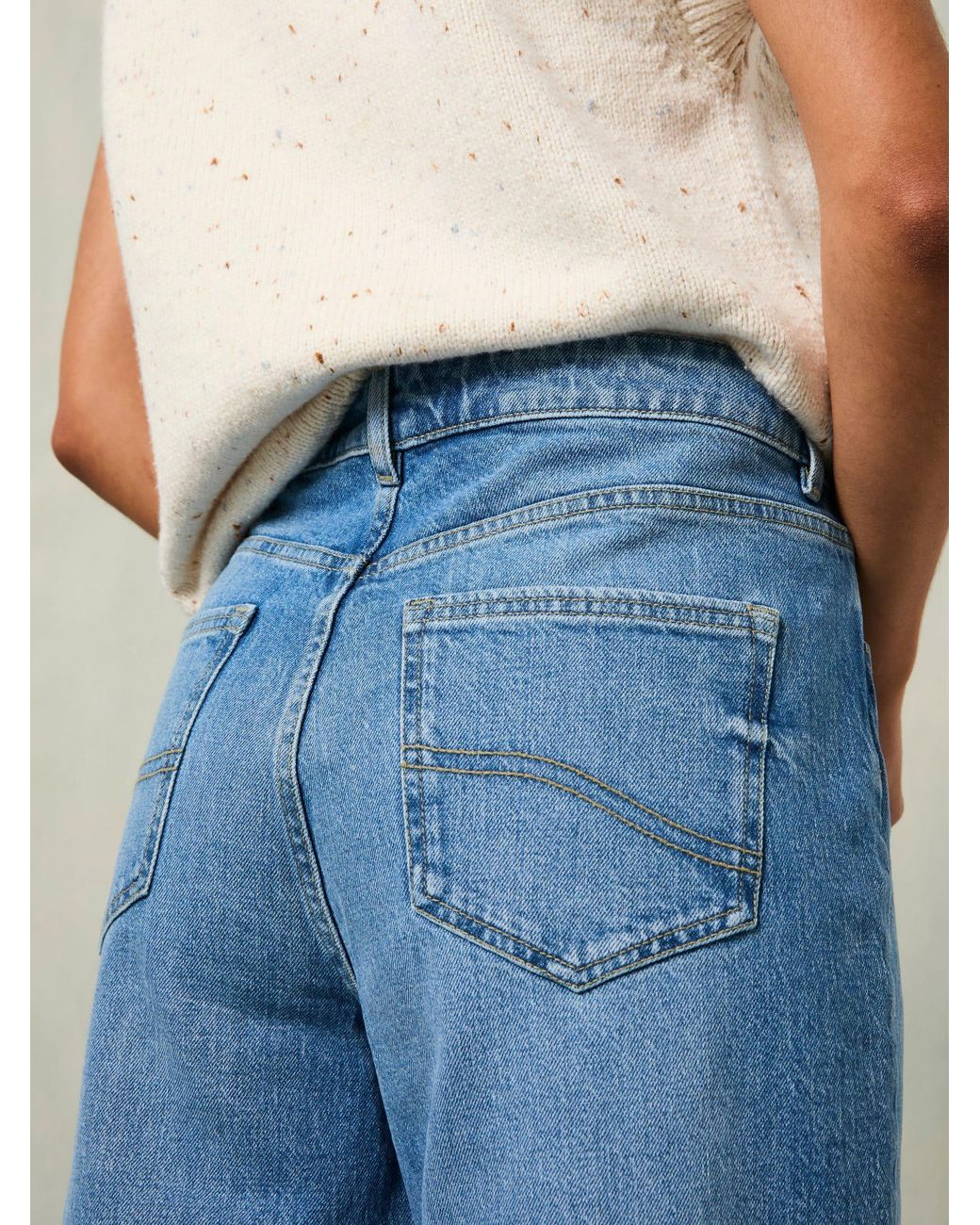 FatFace Blue Filby Relaxed Straight Jeans