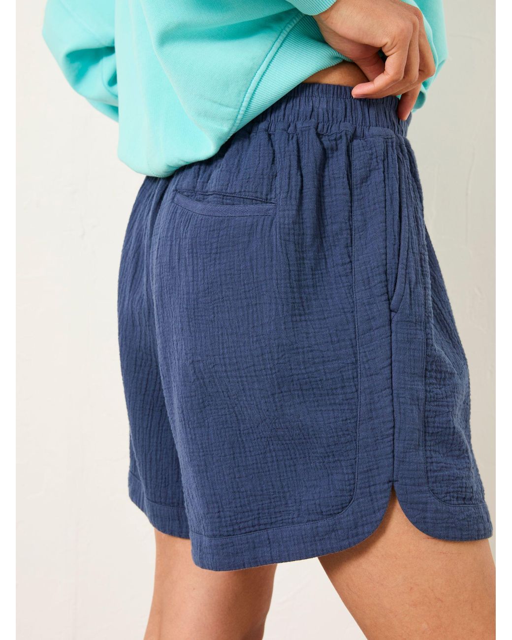 FatFace Blue Dani Doubles 100% Cotton Shorts