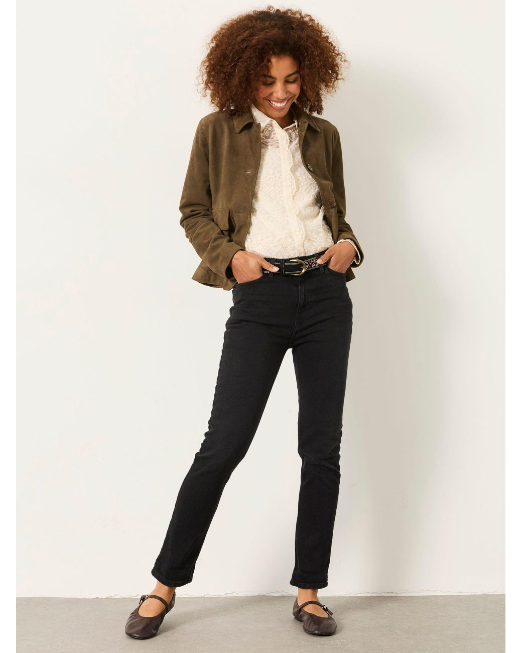 FatFace Black Chesham Slim Jeans