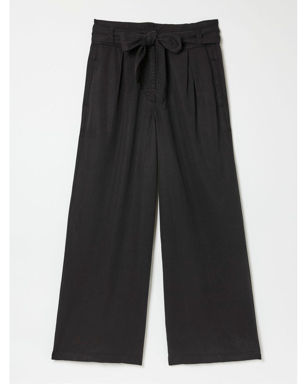 FatFace White Mina Cropped Trousers