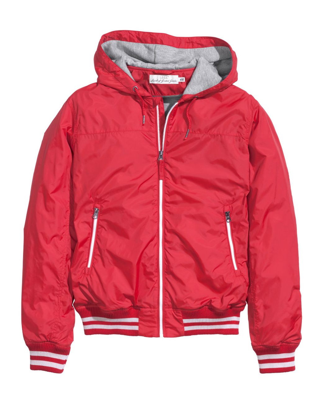H&M Nylon Jacket in Red for Men | Lyst