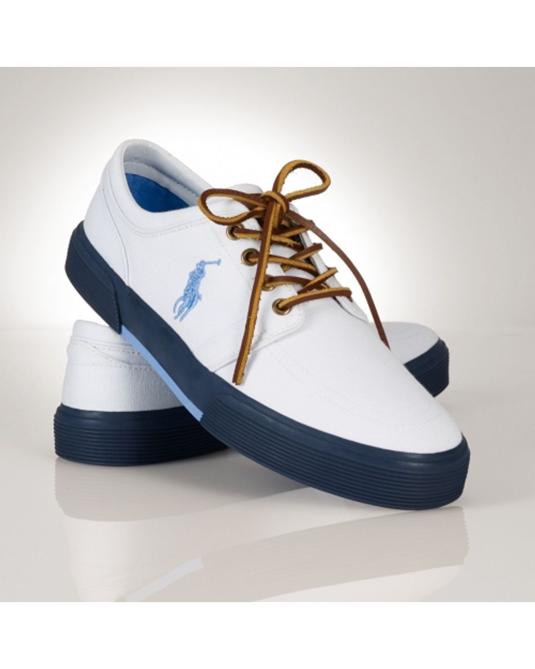 Polo Ralph Lauren Faxon Low Sneaker in White for Men | Lyst