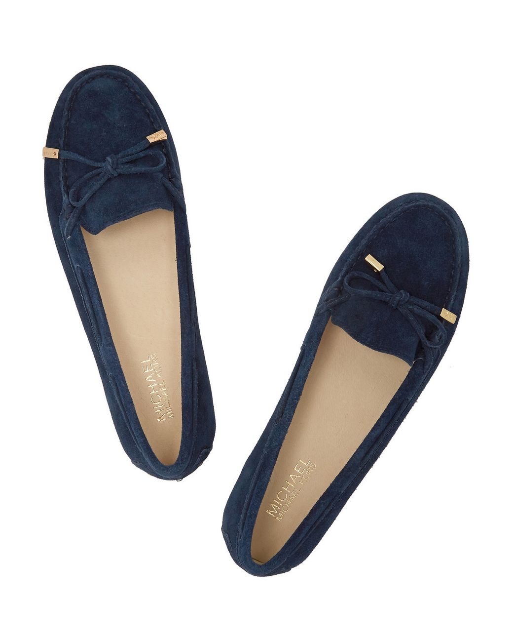 MICHAEL Michael Kors Daisy Suede Loafers in Blue | Lyst