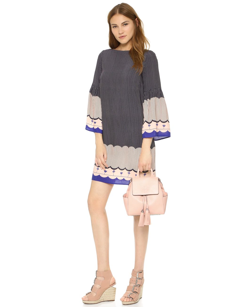 Tory Burch Thea Mini Backpack in Orange Lyst