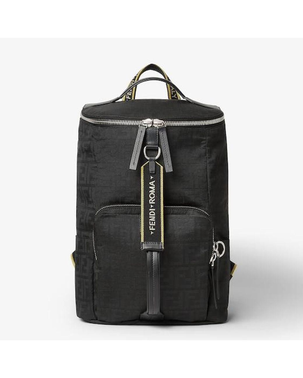 Fendi Black Tourist Backpack for men