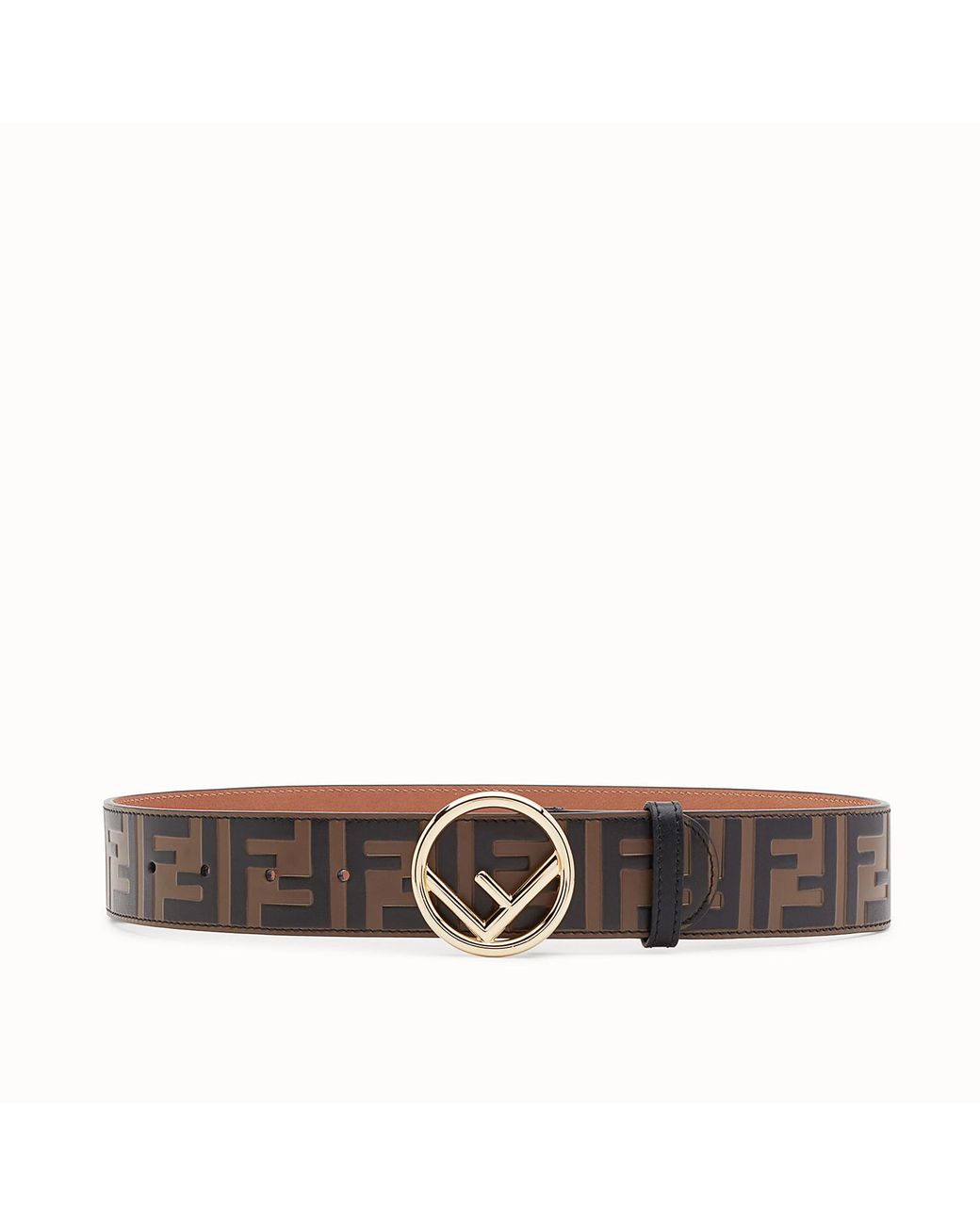 Fendi Leather F Is Buckle Belt in Cocoa (Brown) - Save 29% - Lyst