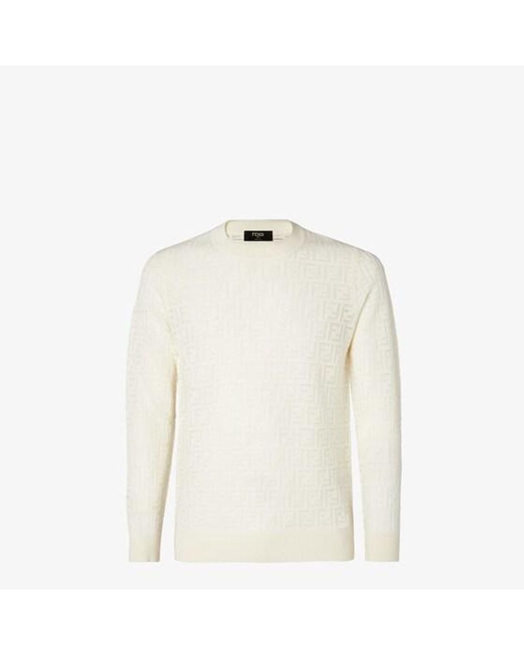 Fendi White Pullover for men