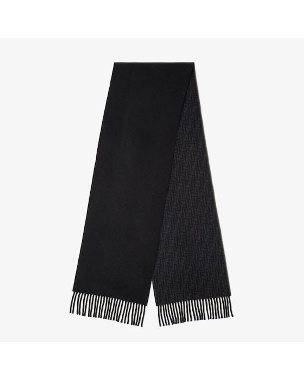 Fendi Black Winter Scarves for men