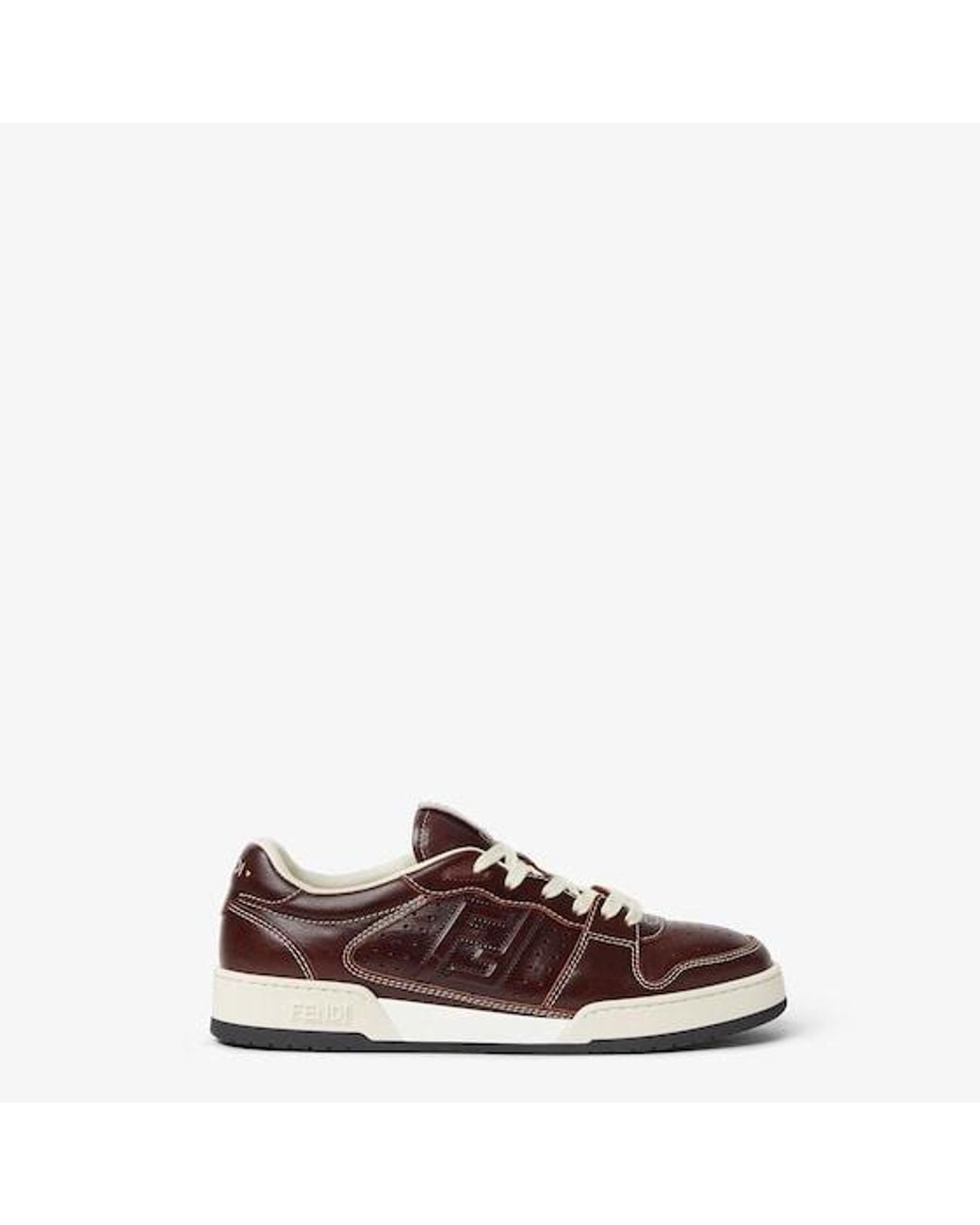 Fendi Brown Match Trainers for men