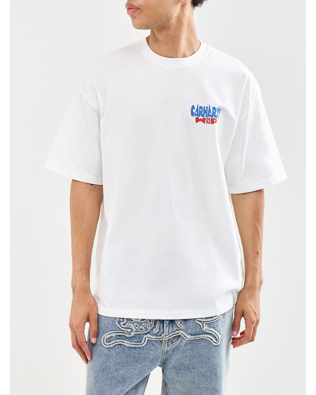 Carhartt White Luggage Label T-Shirt for men
