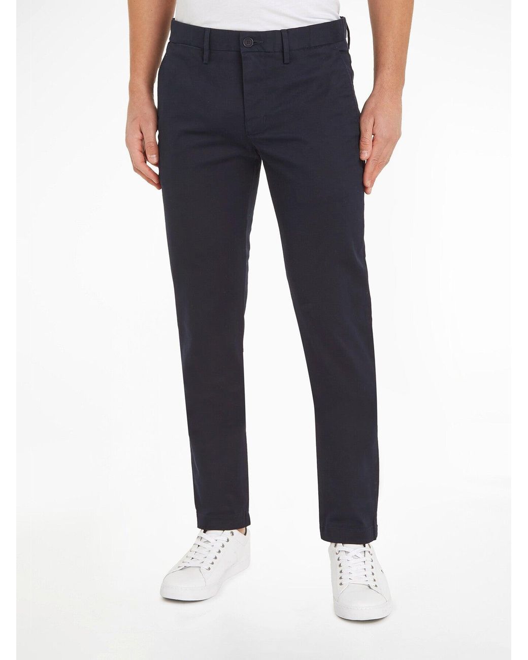 Tommy Hilfiger Blue 1985 Bleecker Chinos for men