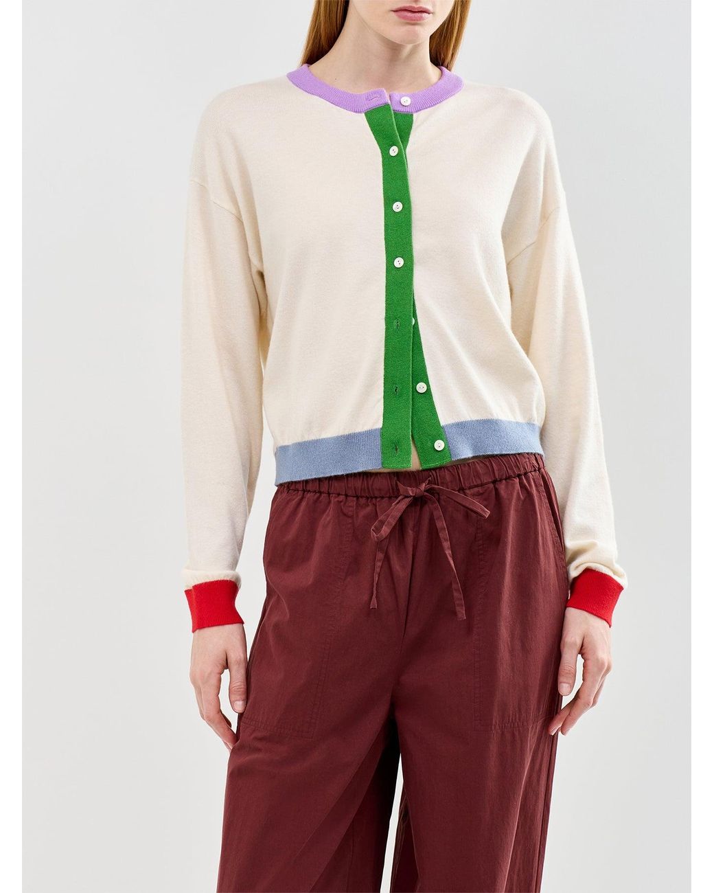 FRNCH White Patrick Cardigan