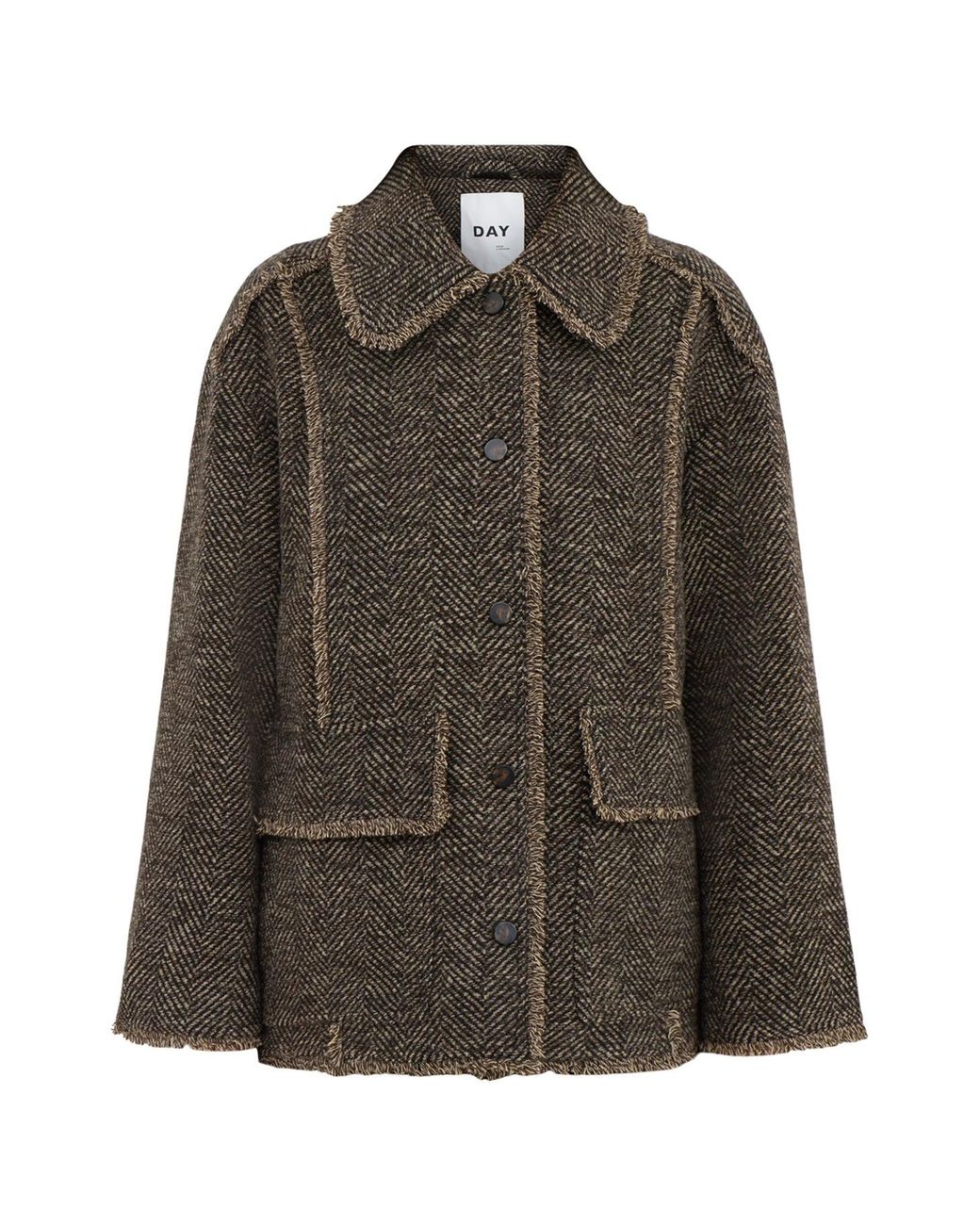 Day Birger et Mikkelsen Brown Harry Structured Coat