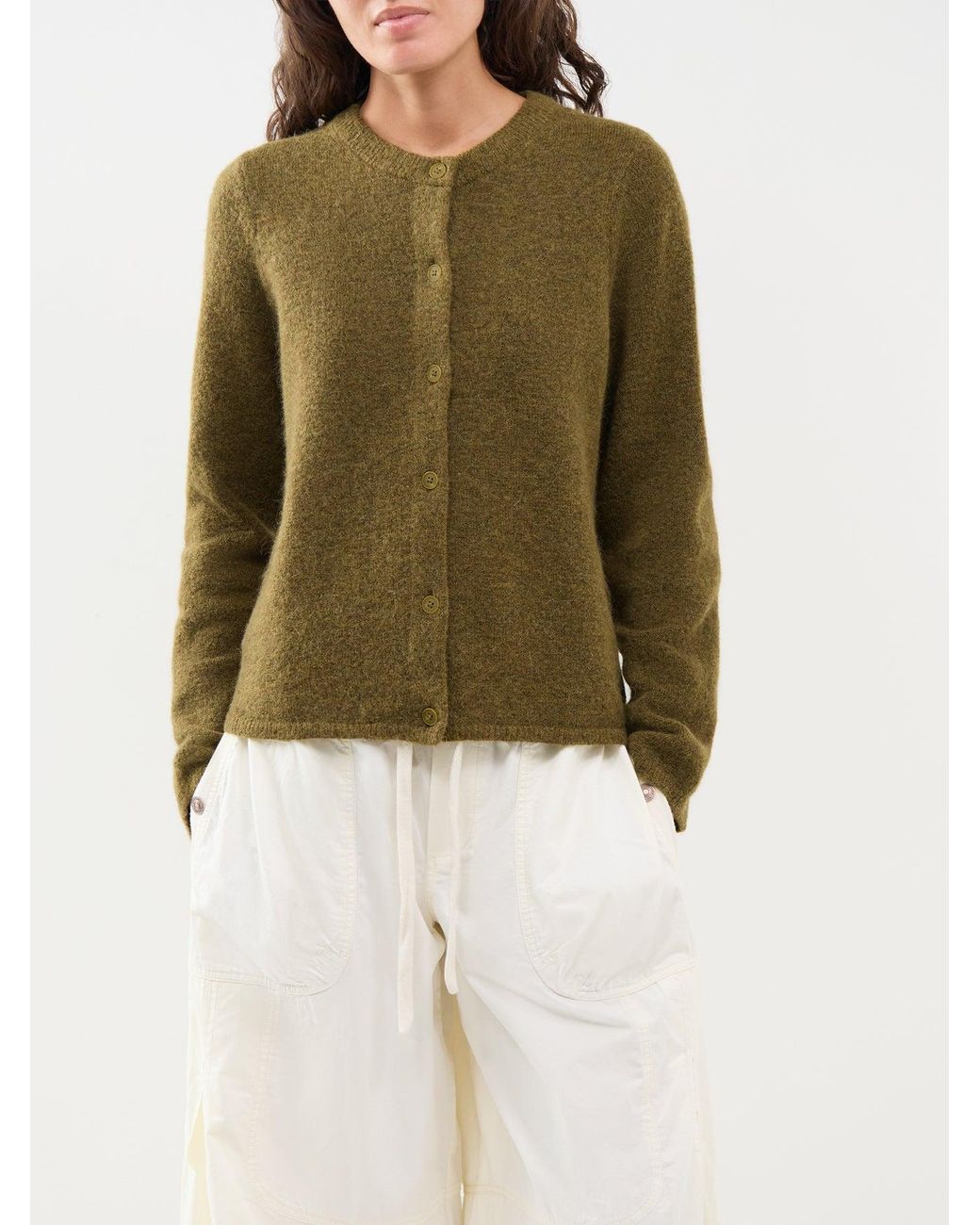 SELECTED Green Lulu Knit Cardigan