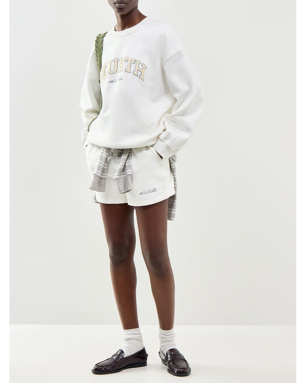 4th & Reckless White Leon Sweatshirt