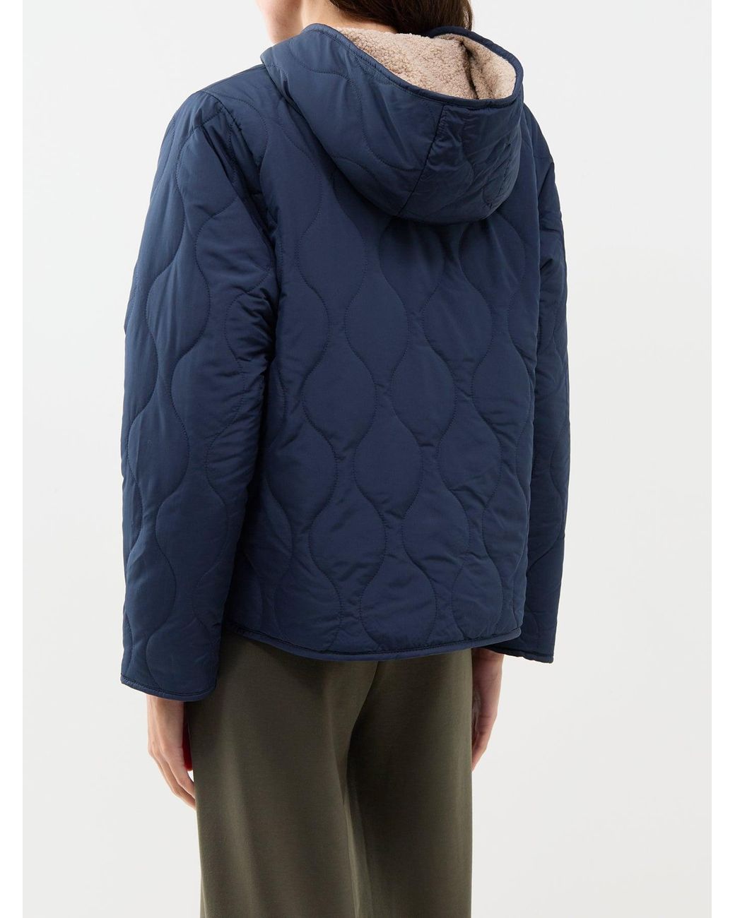 Soya Concept Blue Gela 2 Reversible Faux Shearling Jacket