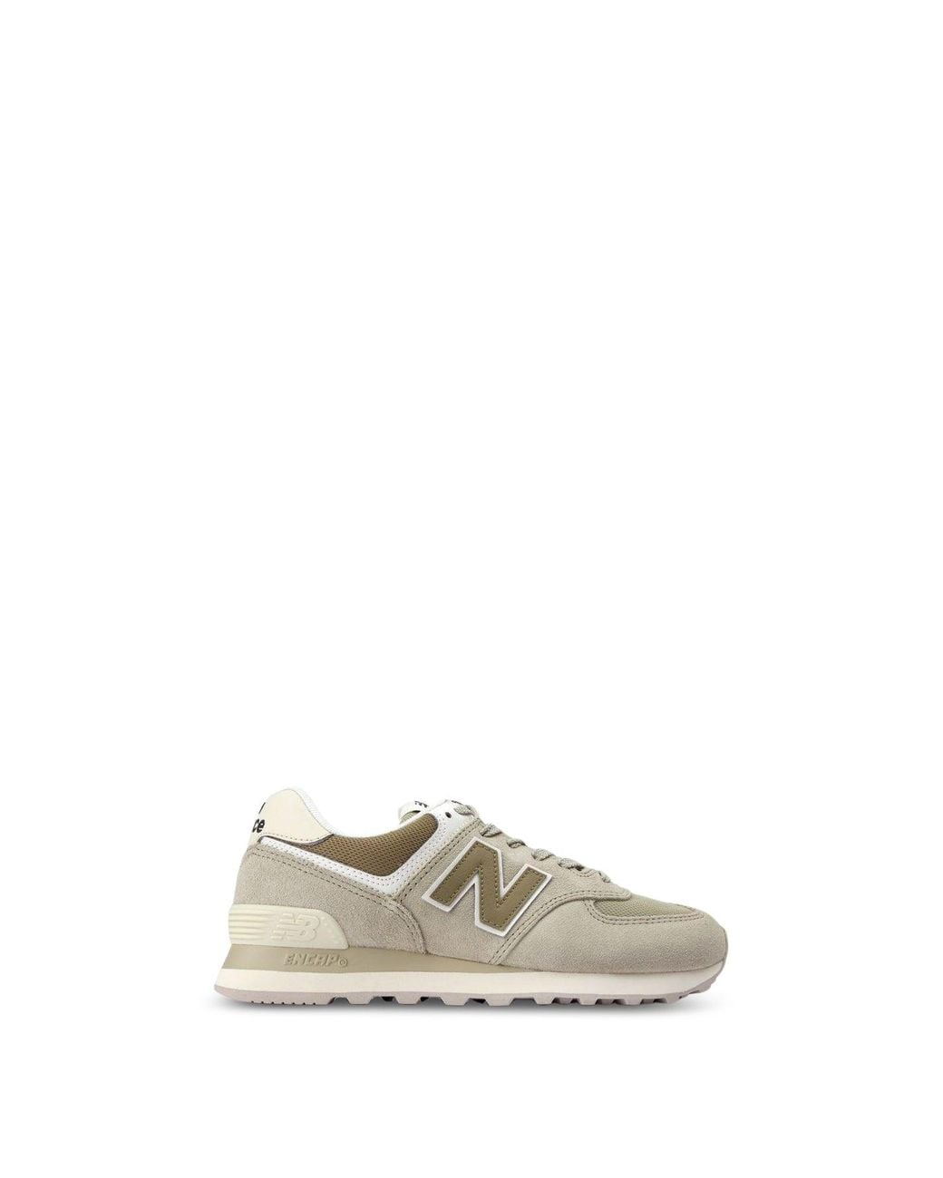 New Balance White 574 Trainers for men