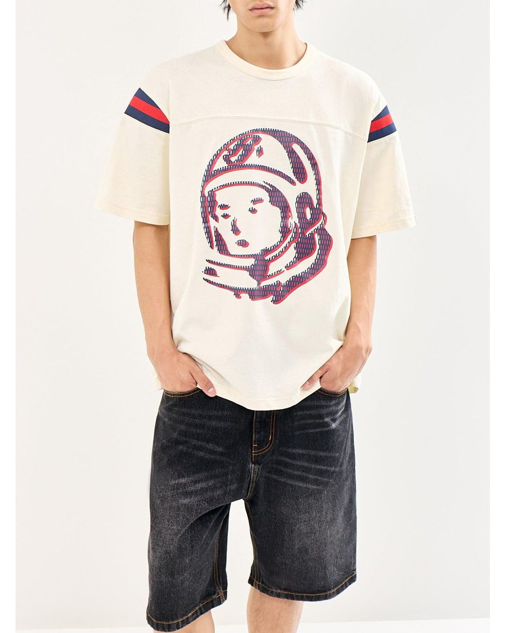 BBCICECREAM Pink Astro Sport T-Shirt Cream for men