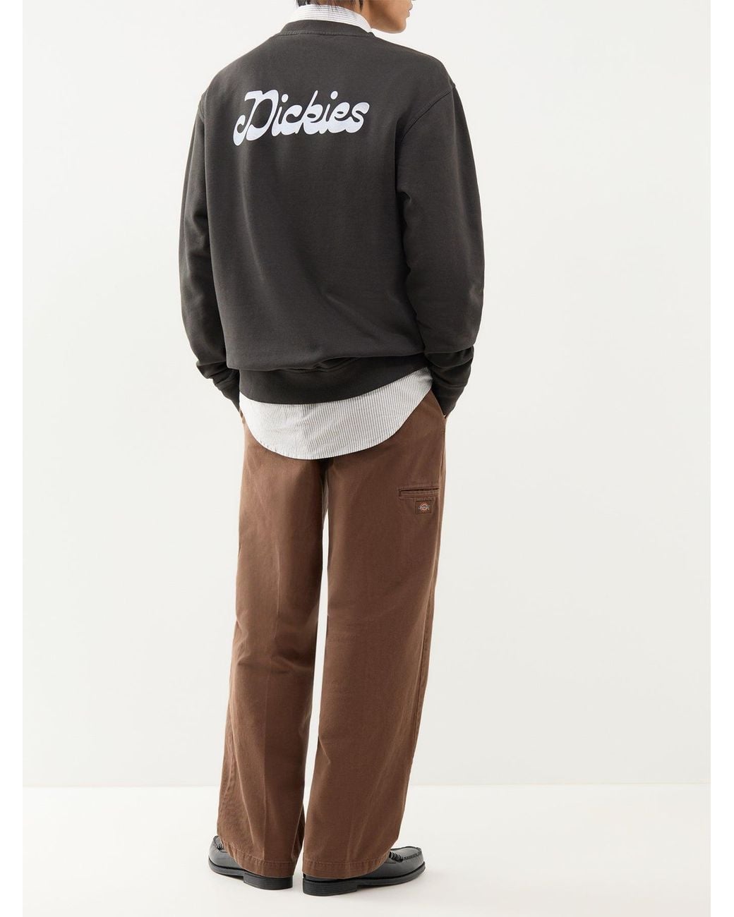 Dickies Black Cornville Crew Neck Sweatshirt for men