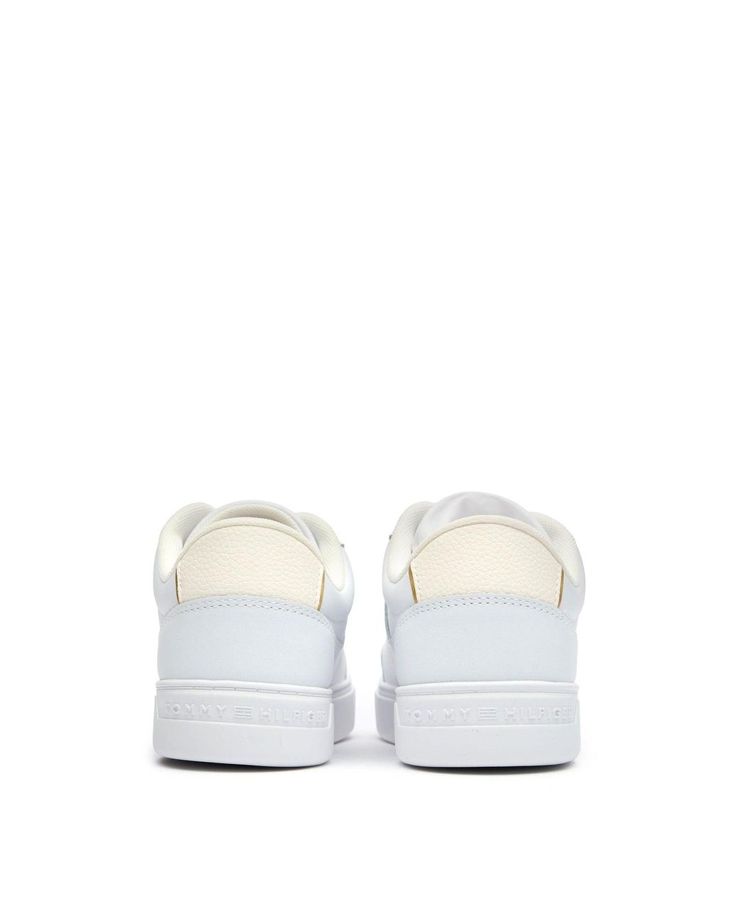 Tommy Hilfiger White Essential Chic Court Trainers for men