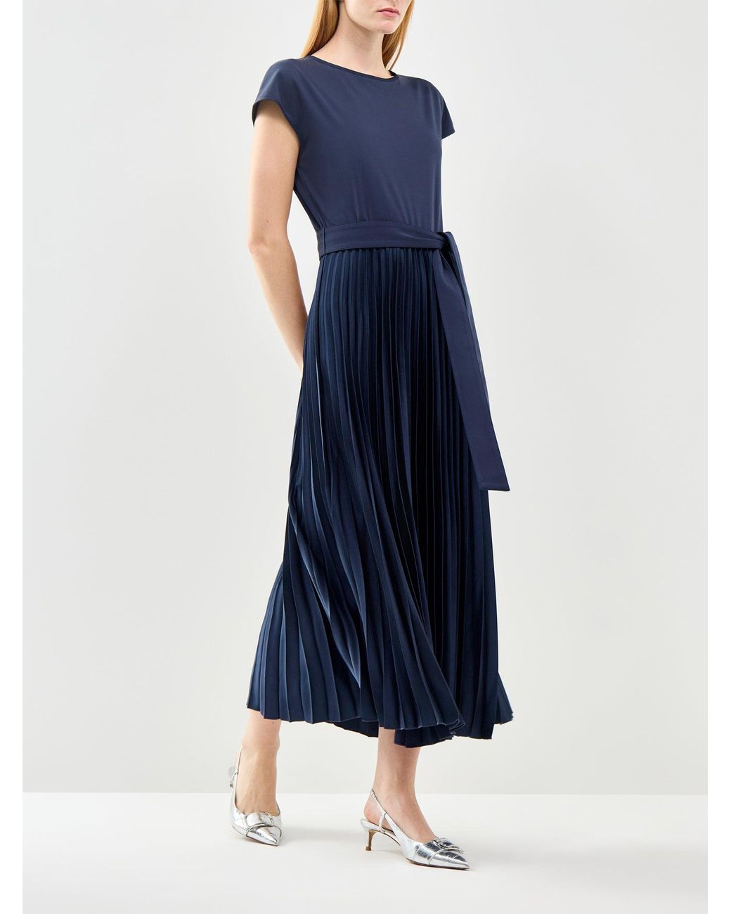 Weekend by Maxmara Blue Gela Jersey A-Line Dress